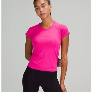 Lululemon sonic pink swiftly tech short sleeve